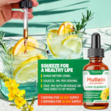 Mullein Drops for Lungs: Mullein Leaf Extract for Lungs - Breathe Freely - Lung Detox for Smokers - Mucus Relief - Mullein Leaf Extract Drops - 1 Month Supply