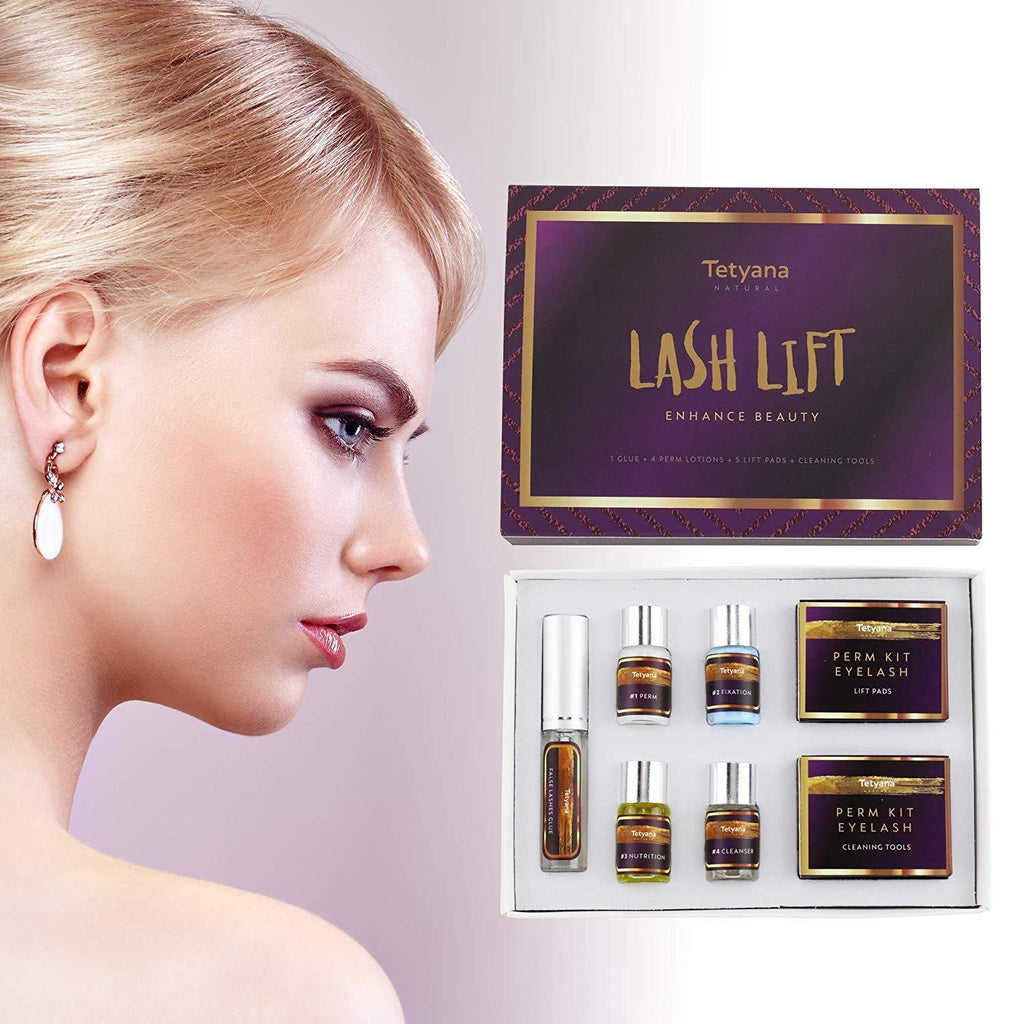Tetyana naturals Eyelash Perm Kit, Professional Quality for Lash Lift